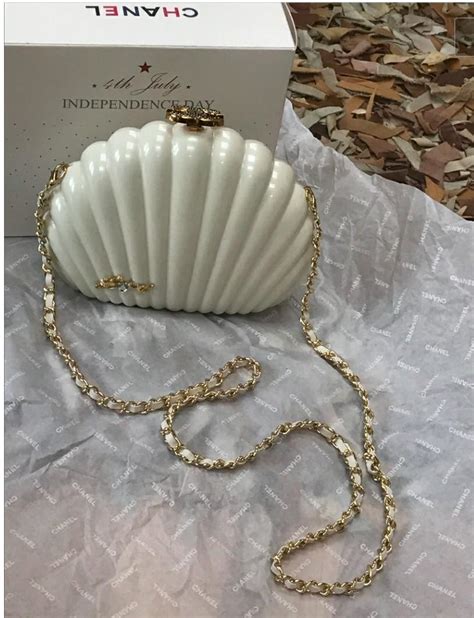 shell clutch chanel|Chanel clutch price.